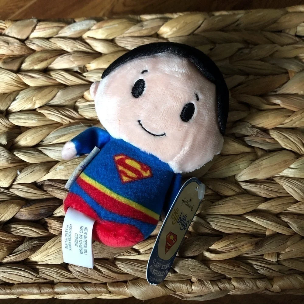 Hallmark Itty Bittys: Clark Kent as Superman plush figure.